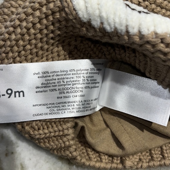 CARTERS REINDEER BEANIE - Picture 3 of 4